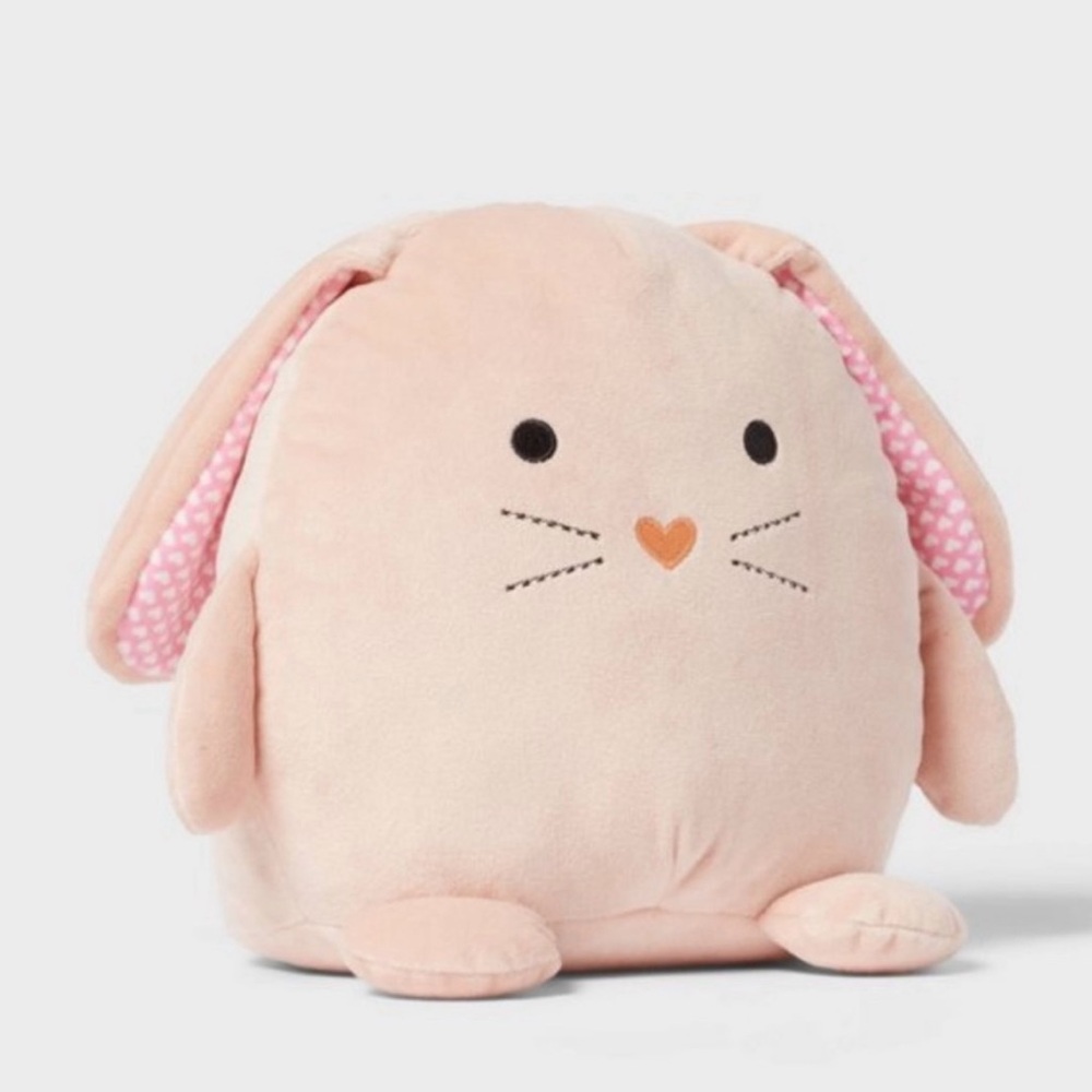Pillowfort Mini Bunny Weighted Plush pink Easter Target New! NWT